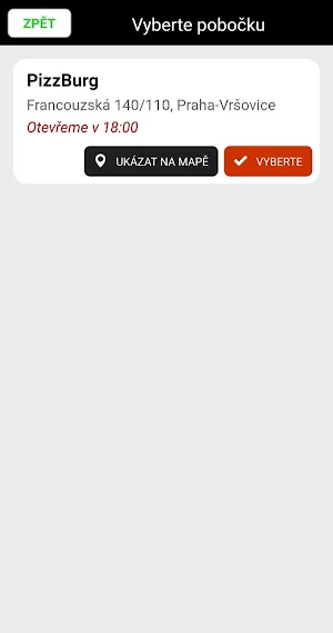Pizzburg Praha Screenshot 1