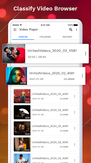 Video Player : HD Video Player All Format Screenshot 0