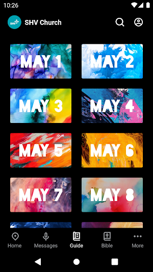 SHV Church App Screenshot 2