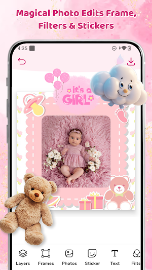 Baby Month Photo Frame Editor Screenshot 2