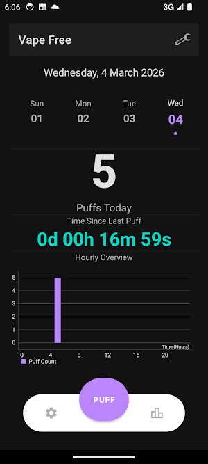 Vape Tracker - Puff Count Screenshot 2