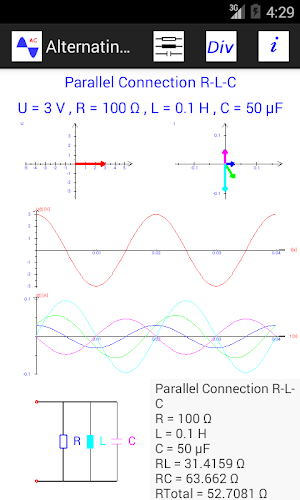 Alternating Current With RLC Screenshot 0