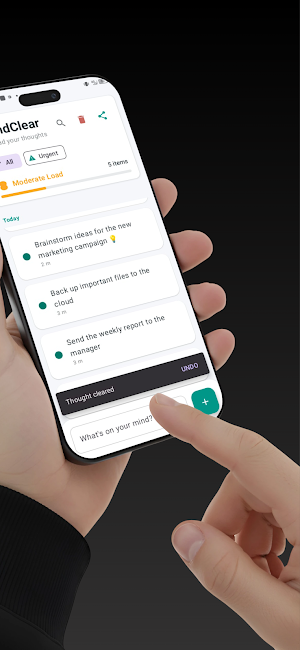 MindClear: Mental Load List Screenshot 1