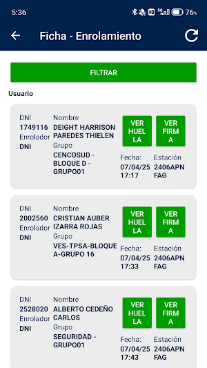 Dinet Control de Asistencia Screenshot 2