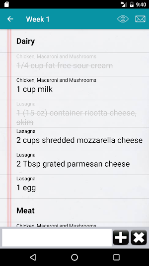 Slow Cooker Meal Planner Screenshot 3