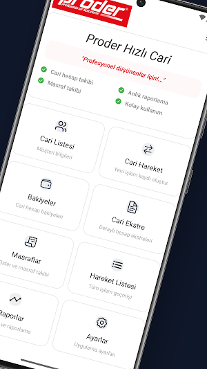 Hızlı Cari: Borç Alacak Takip Screenshot 1