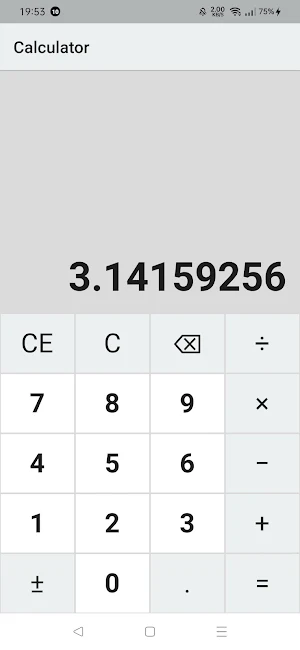 Calculator Screenshot 2