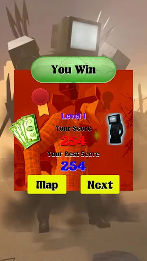 Toilet monster merge 3 game Screenshot 2