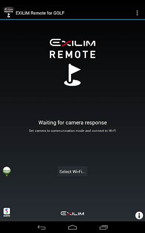 EXILIM Remote for GOLF Screenshot 0