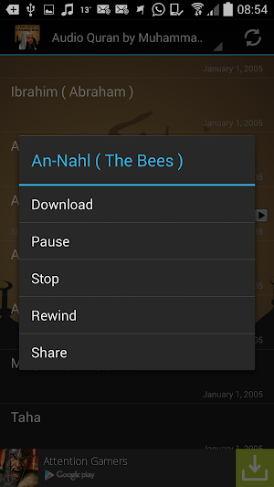Audio Quran by Muhammad Hassan Screenshot 3