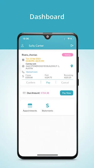 billrMD Patient App Screenshot 1