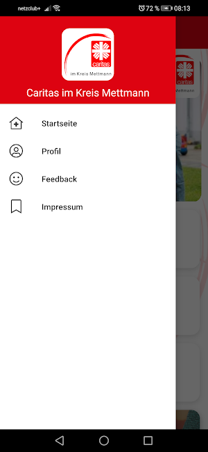Caritas im Kreis Mettmann Screenshot 2