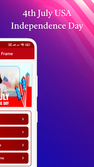 USA Independence Day Frame Screenshot 1