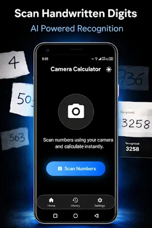 Camera Calc & Receipt Scanner Screenshot 0
