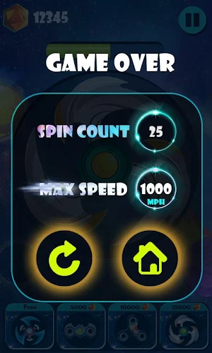 Fidget Spinner : Space Simulat Screenshot 3