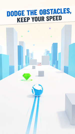 Ball Dash: 3D Runner Screenshot 2