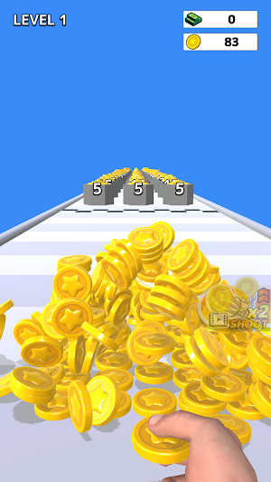 Coin Shooting Run Screenshot 1