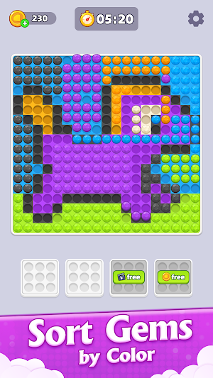 Diamond Pixel Art: Sort Puzzle Screenshot 0