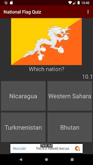 National Flag Quiz Screenshot 0