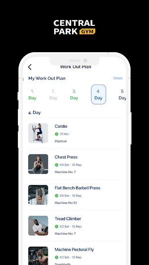 Central Park Gym Screenshot 3