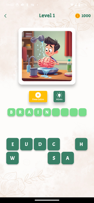 QuizMind - Guess the Word Screenshot 1