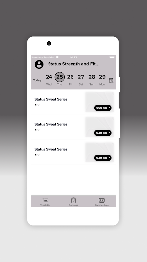 Status Strength and Fitness Screenshot 1