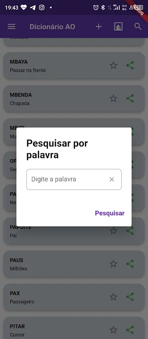 Dicionário Angolano Screenshot 1