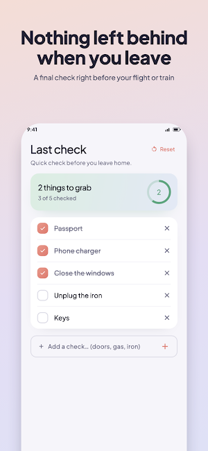 PackMeUp — AI Packing Lists Screenshot 2