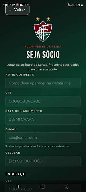 Socio Torcedor Touro do Sertao Screenshot 1