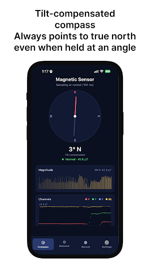 Magnetic Sensor Screenshot 1