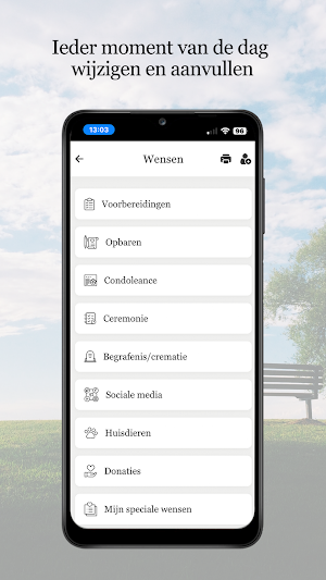 Fjaere - Uitvaartwensen Screenshot 3