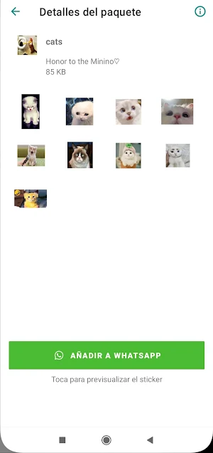 Stickers  gatos - perritos etc Screenshot 3
