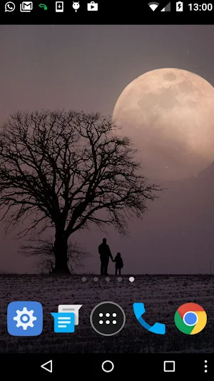 full moon wallpaper Screenshot 1