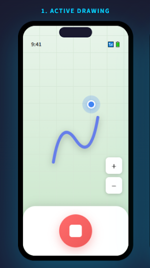 WalkDraw - GPS Art & Drawing Screenshot 0