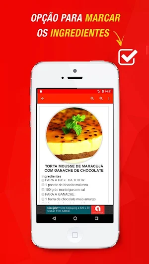 Receitas de Mousse de Maracujá Screenshot 1