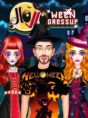 Halloween DressUp & MakeUp Salon: Halloween Games Screenshot 0
