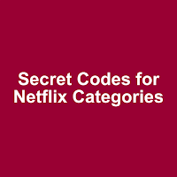 Codes for Netflix Categories