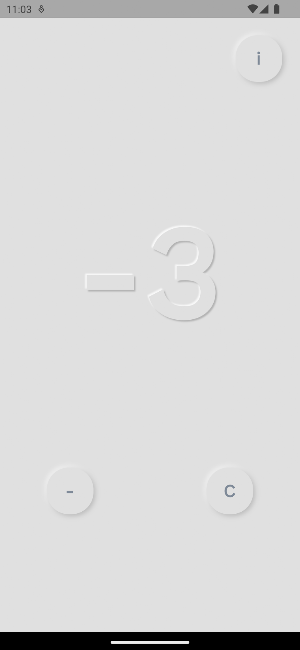 Neumorphic Simple Counter Screenshot 3