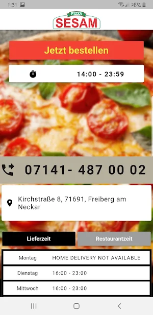 Sesam Pizza Freiberg Screenshot 1