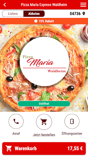 Pizza Maria Express Waldheim Screenshot 0