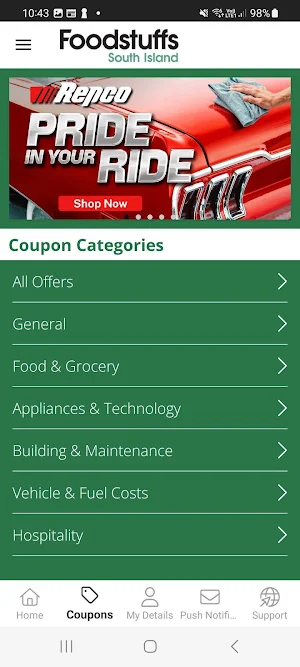 Foodies SI Perks Screenshot 1