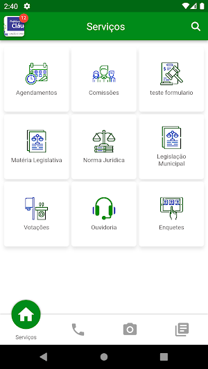 App Câmara Cláudio Screenshot 2