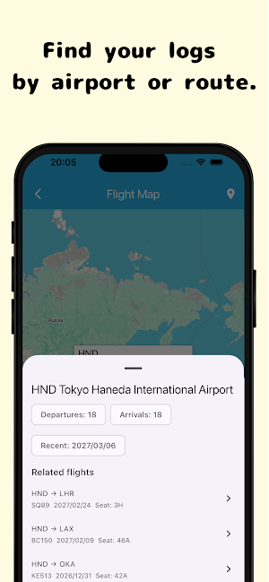 Flight Log - Travel Record Screenshot 3