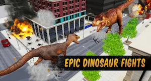 Dino T-rex World Dinosaur Simulator Jurassic Games Screenshot 3
