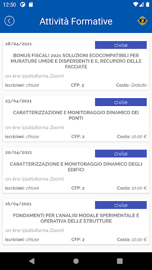 Ordine Ingegneri Taranto Screenshot 0