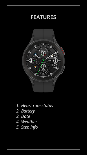 DADAM68 Analog Watch Face Screenshot 2