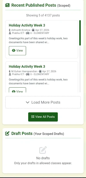 Gardenia School Diary Screenshot 2