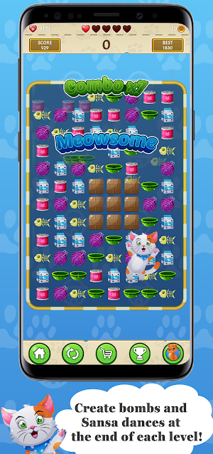 Sansa’s World – Match 3 Cats Screenshot 3