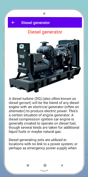 Types of Generator Screenshot 1