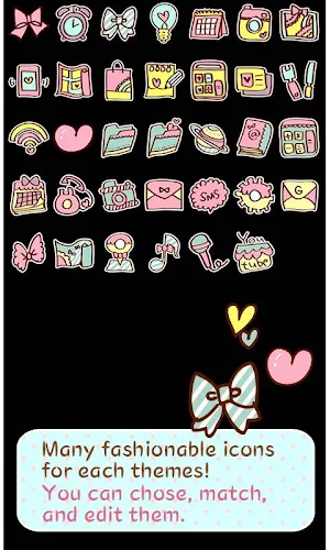 -Minty Ribbon- Theme +HOME Screenshot 3